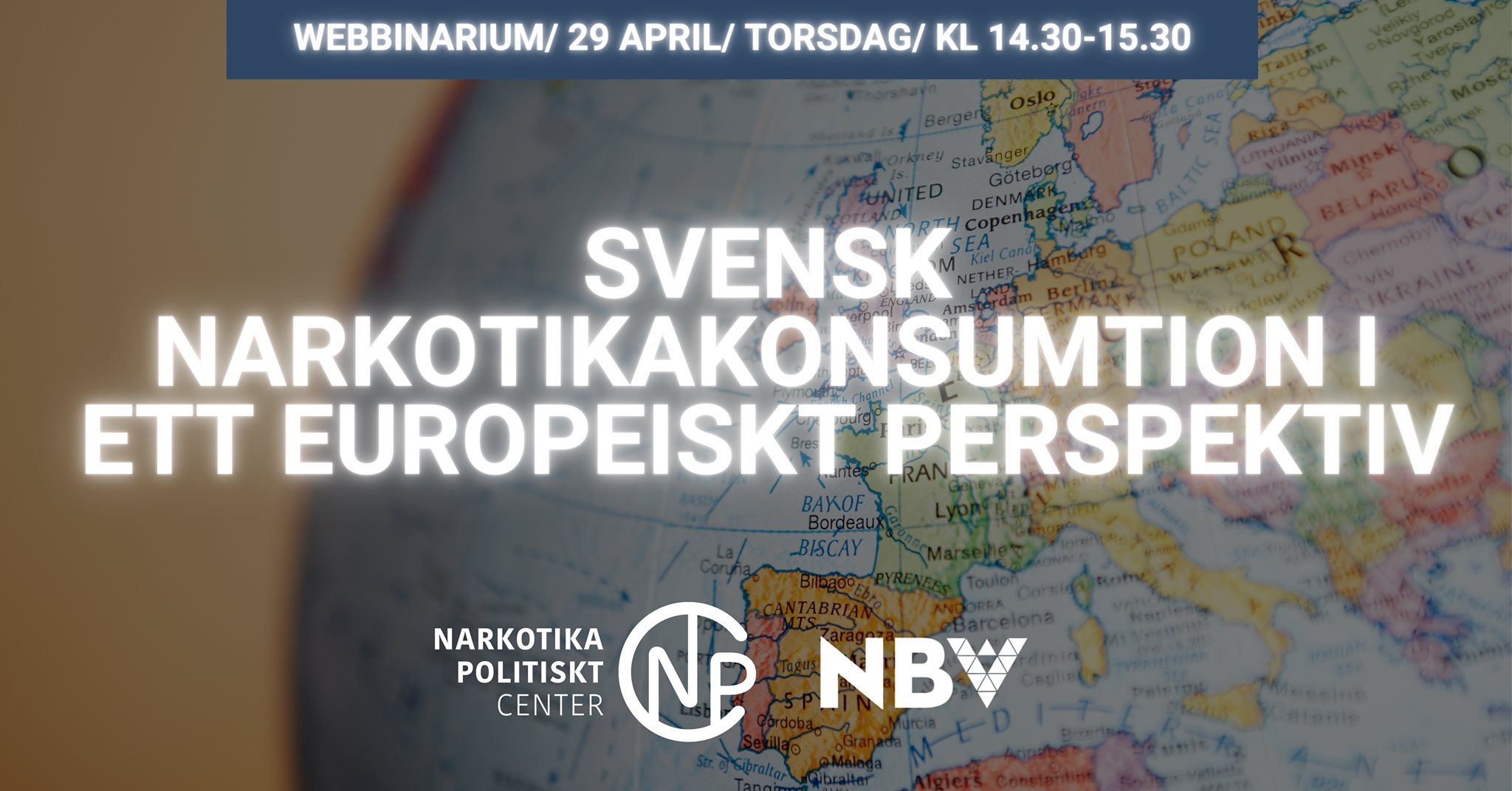 Webbinarium: Svensk narkotikakonsumtion i ett europeiskt perspektiv